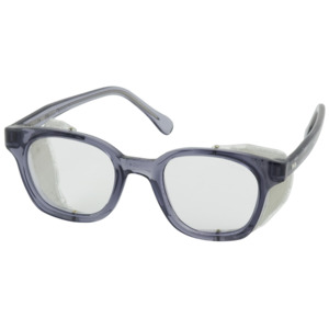 Bouton Optical 249-5907-400 Traditional Spectacle Full Safety Glasses, SMK/CL Lens, Anti-Scratch/Fog