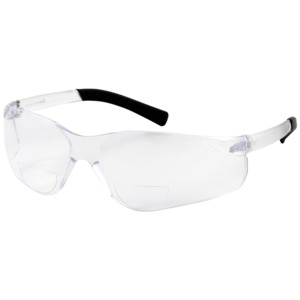 Bouton Optical 250-26-0020 Zenon Z13R Safety Readers, Rimless, CL/CL Lens, Anti-Scratch, +2.00 Diopter
