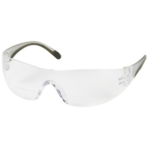 Bouton Optical 250-27-0022 Zenon Z12R Safety Readers, Rimless, CL/CL Lens, Anti-Scratch, +2.25 Diopter