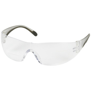 Bouton Optical 250-27-0030 Zenon Z12R Safety Readers, Rimless, CL/CL Lens, Anti-Scratch, +3.00 Diopter