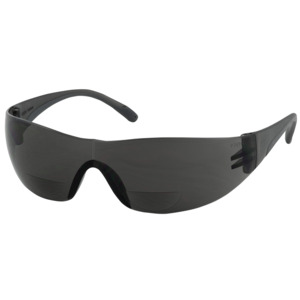 Bouton Optical 250-27-0120 Zenon Z12R Safety Readers, Rimless, GY/GY Lens, Anti-Scratch, +2.00 Diopter