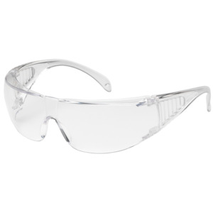 Bouton Optical 250-37-0900 Ranger OTG Safety Glasses, Rimless, CL/CL Lens, Anti-Scratch