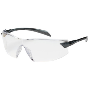 Bouton Optical 250-45-0020 Radar Safety Glasses, Rimless, GY/CL Lens, Anti-Scratch/Fog