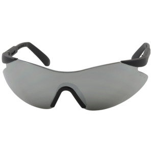 Bouton Optical 250-92-0005 Wilco Safety Glasses, Rimless, BK/SL Mirror Lens, Anti-Scratch