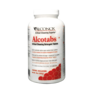 Alconox 1500-1 Alcotabs, Critical Cleaning, Detergent Tablets, 1 Bottle (100 Tablets)
