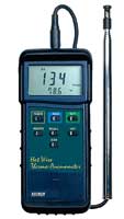 Extech 407123 Thermo-Anemometer with 3-ft probe