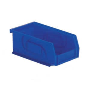 Lewis Bins PB74-3 Hanging and Stacking Part Bin, Blue, 7.375" x 4.125" x 3"
