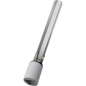 Bondhus 43656 Hex Bit Socket, 3mm. X 6" with 3/8Dr