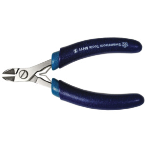 Swanstrom M411 ESD-Safe Oval Diagonal Medical Device Cutter, Flush