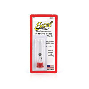 Excel Blades 20064 360° Swivel Knife Blade, 2/Pkg
