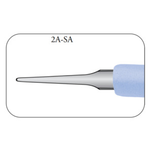 Swanstrom 2A-SAH Tweezers, Rounded Flat Tip, ESD Foam