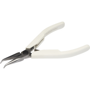 Lindstrom 7892 Pliers, Long Nose, Bent, Smooth Jaw, 60 Degree, 5.08" OAL, Alloy Steel