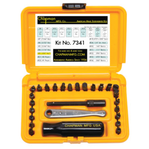 Chapman 7341 Standard Ratchet Set, 27 pc.