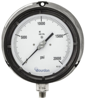 Bourdon AHG6 Series Pressure Gauge