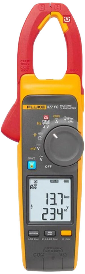 Fluke 377 FC True RMS AC/DC Clamp Meter