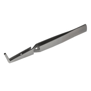 Rubis IN 69-20 Tweezer, Anti-Wicking, Reverse Action, Fine Tip, 4.76" Overall Length.