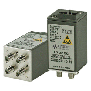 Keysight L7222C/161/201 Coaxial Transfer Switch, DC to 26.5 GHz, 10DIP, Mounting Required, L Series