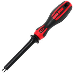 Quick-Wedge MP-1 Screwdriver, Screw-Holding, 1000V, Phillips, 8.5" L, 1/14"x7.5" Blade