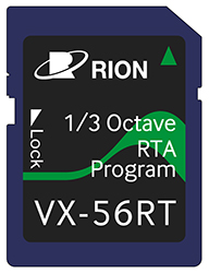 Rion VX-56RT 1/3 Octave RTA Program